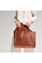 Women's Bag Pure Maxi Size Large Women's Handbag with Accessories - Matte Tan - 4