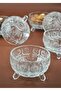 6-Piece Crystal Glass Presentation Bowl, Snack Bowl, Tableware Presentation Breakfast Set (8X8X5 cm) - 2