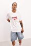 DeFactoFit NBA Miami Heat Boxy Fit Crew Neck Short Sleeve T-shirt B9887AX24SM - 3