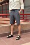 Men, Elastic Waist, Regular Fit, Seersucker Woven Fabric, Linen Blend, Shorts-Bermudas 297 - 5