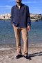 Men'S, Shirt Collar, Regular Fit, a Quality, Old Money Culture, Lyocel Shirt G15