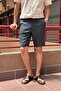 Men'S, Pocket Detail, Plaid Pattern, Old Money Culture Shorts-Bermuda 247 - 3