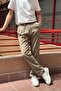 Male, Elastic Waist, Wide Cut, Linen Webbing, Cotton, Pleated Pants 302 - 5