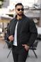 Men'S, Shirt Collar, Oversized, Water and Wind Resistant, Internally Lined, Inner Pocket, Jacket 24Usec07