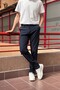 Men, Linen Weaving, Cotton Fabric, Regular Fit, Seasonal Pants 294 - 5