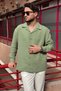 Apaş Collar, Muslin Cloth, Summer&Spring, Breathable, 100% Cotton, Oversize Shirt G11 - 6
