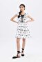 Lug Von Siga x DeFacto Bodycon V-Neck Patterned Brode Sleeveless Mini Dress B2343AX24SM - 2