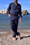 Men'S, Side Elastic, Draped, Lyocell, Regular Fit, Old Money Culture Pants 304 - 4