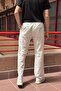 Male, Elastic Waist, Wide Cut, Linen Webbing, Cotton, Pleated Pants 302 - 5