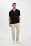 Regular Fit Polo Collar Cotton Short Sleeve Shirt C7633AX24SM - 2