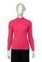 Women's Winter Winter Stylish Stoned Half Collar Fitted Lycra Knitted Knitwear Badi Sweater on the Chest - 2