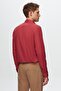 Men's Shirt Slim Fit Claret Red Color - 3