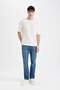 Sergio Regular Fit Regular Fit Regular Waist Tube Leg Jean Trousers D0606AX24SP - 2
