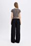 Coool Wide Leg Wide Leg Pants Cargo Pocket Basic Straight Regular Waist C4710Ax24Sp - 6