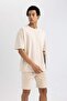 Fit Oversize Fit Crew Neck Printed Short Sleeve T-Shirt A1624ax24sm - 6