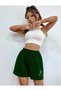 Women's Heart Printed Short Shorts - 2