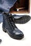 Grant Women's Genuine Leather Boots-dark blue - 2
