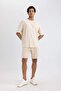 Fit Oversize Fit Crew Neck Printed Short Sleeve T-Shirt A1624ax24sm - 5