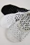 Women's Appliqué 3-Piece Cotton Ballerina Socks B8448Axns - 5
