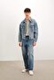 Relax Fit Buttoned Pocket Jean Jacket B5749Ax24Sp - 2