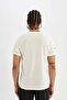 Crew Neck, Printed Heavy Fabric, Short Sleeve Athlete T-Shirt B5135Ax24Sp - 8