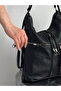 New Casual Model Quality Soft Leather Fullly Detail Compartmented Large Size Back and Shoulder Bag - 6