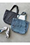 Women's Quality Denim Fabric Daily Hand and Shoulder Bag - 8