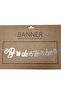 Silver Silver Gray Bride to Be Calligraphy Banner – Glittering Lettering Banner for Bachelorette Party
