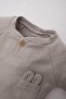 Baby Boy Ribbed Camisole Snap Fastener Body Bottom 2-Piece Set B7670A524Sp - 2