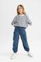 Girl's Parachute Cargo Jean Trousers B9822A824Sm