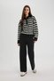Knitwear Trousers Straight Fit Wide Loose Leg C2088Ax24Sp - 3