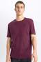 Regular Fit Crew Neck Printed Short Sleeve Heavy Fabric T-Shirt B4291Ax24Sp
