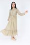 Girl's Tulle Fabric Clipping Embroidered Necklace Lined Night Graduation Wedding Evening Dress - 5