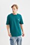 Comfort Regular Fit Comfortable Fit Crew Neck Back Printed Short Sleeve T-Shirt B5333Ax24Sp - 5