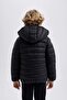 Boy's Water Repellent Hooded Basic Plain down Jacket B1824A824Sp - 7