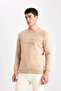 Relax Fit Crew Neck Printed Sweater Sweater B3857Ax23Wn - 4