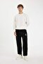 Sweatpants Oversize Wide Fit Pockets Lace-Up Waist Elastic Leg B8129Ax23Cw - 3