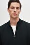 Ds Damat Slim Fit Khaki Half Zipper Knitwear Sweater - 4