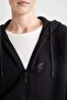 Defactofit Oversize Fit Hooded Double Pocket Zipper Thick Sweatshirt B0992Ax23Au - 6