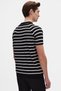 Ds Damat Slim Fit Black Rayon Polo Neck Zippered Knitwear T-Shirt - 3