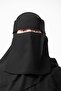 نقاب طويل نسائي مزود بمرد وسير جانبي – تصميم أنيق ومريح - 2