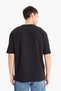 Boxy Fit Crew Neck Short Sleeve Cotton Combed Heavy Fabric T-Shirt X3926Az22Sm - 6