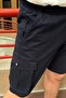 Men's, Elastic Waist, Cargo pocket, Lace-up, Back pocket flap shorts - 6