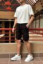 Men's, Elastic Waist, Cargo pocket, Lace-up, Back pocket flap shorts - 3