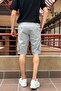Men'S, Summer, Flexible, Cotton, Cargo Pocket, Gabardine Shorts 24Inp161 - 6