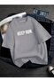 Oversize Keep Run Printed Unisex T-Shirt Printed