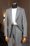 Gray Slimfit Sports Suit - 2