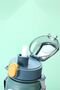 304 L Steel Blue 600 ml Flask with Strap and Straw Water Bottle Gin411Mv - 4