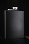 Steel Matte Black 8 oz 240 ml Liquor Flask Py77Sy - 3