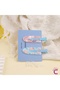 2-Piece Acetate Durable Non-Marking Makeup Clips Peach Pattern - Skin Care Clip Hair Clips Hairpin Set